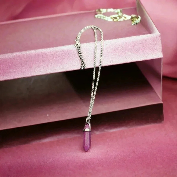 Crystal Pendant Necklace - Picture 5 of 8